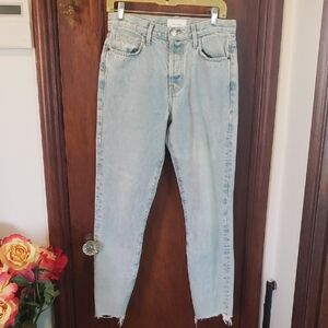 Current/Elliot The Ultra High Waist Skinny Raw Hem Jeans Size 29
